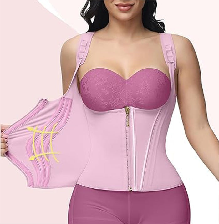 Corset gainant et amincissant lilas
