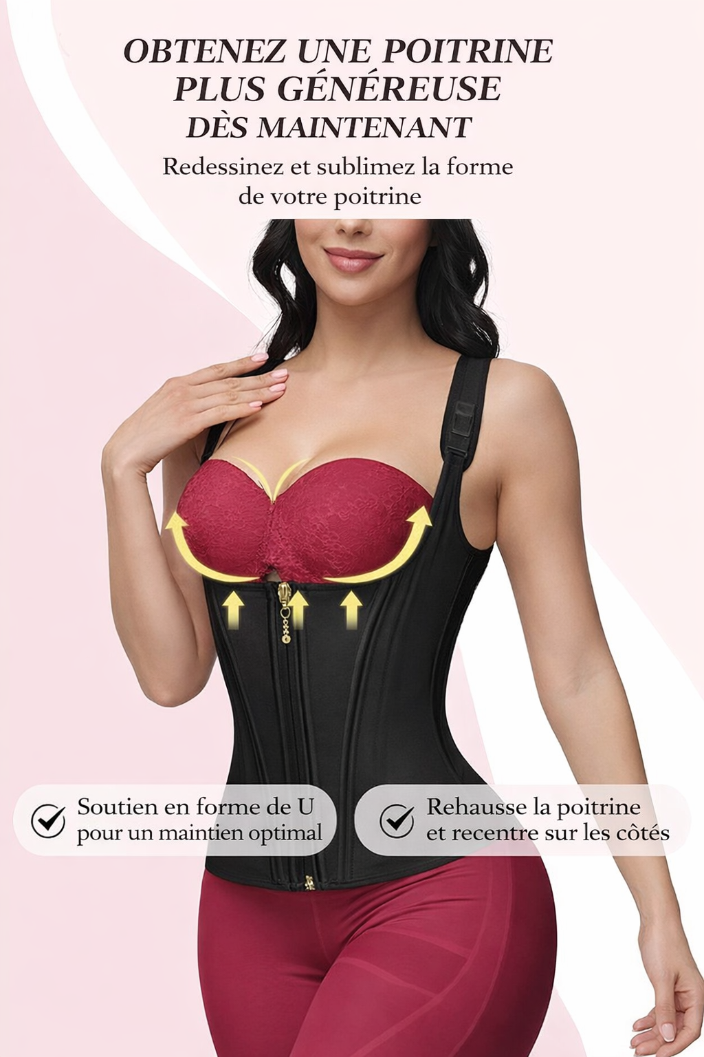 Corset gainant et amincissant noir