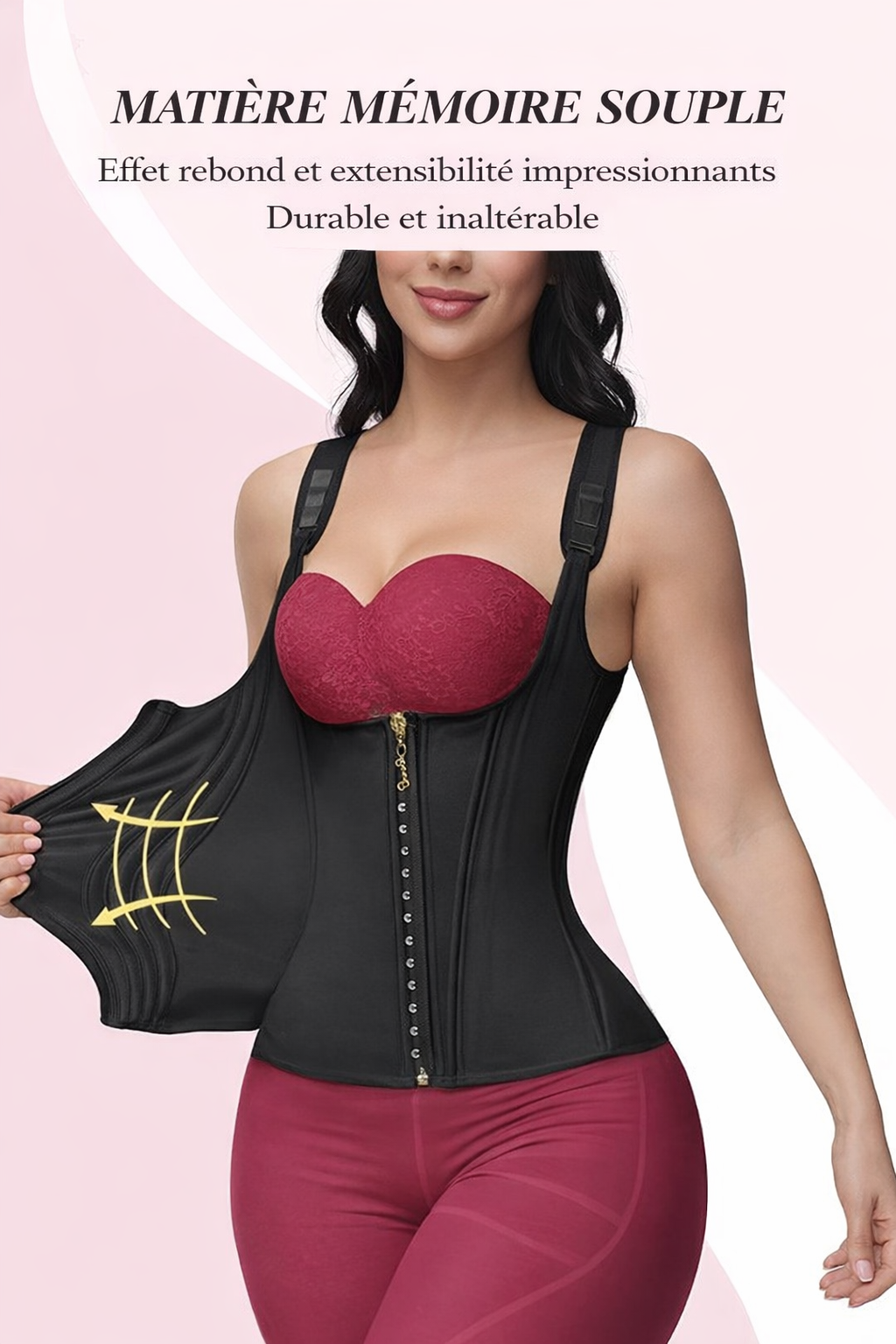 Corset gainant et amincissant noir