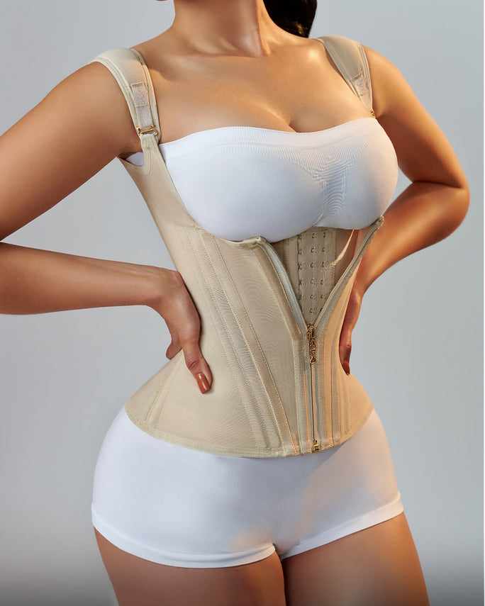 Corset gainant et amincissant beige